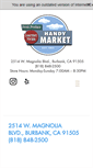 Mobile Screenshot of handymarketburbank.com